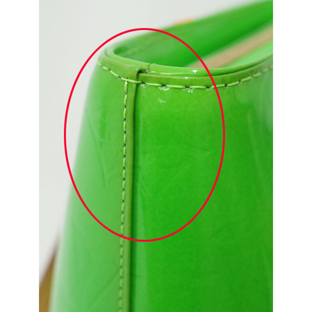 Louis Vuitton Tote Bag Fluo Vernis Houston Green Monogram - Picture 5 of 8
